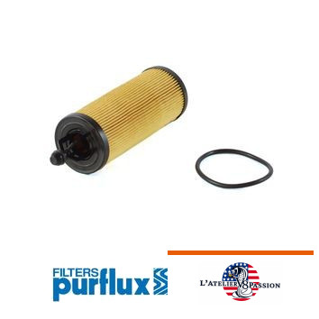 Filtre a huile PURFLUX L1136 pour Dodge Challenger, Dodge Charger, Dodge Durango, Jeep Grand cherokee, Jeep Wrangler — pièce voiture américaine