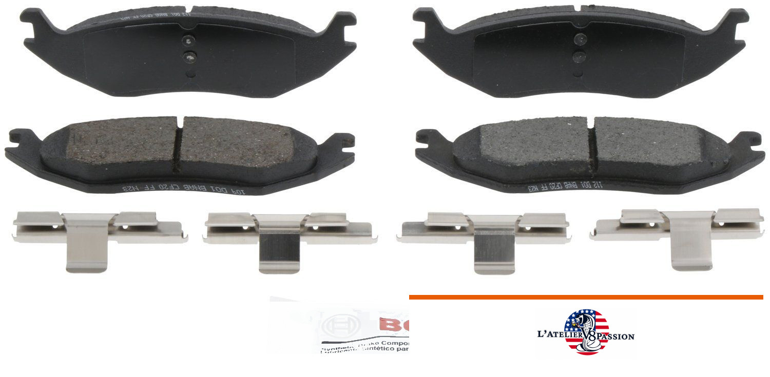 Plaquettes de frein bosch BE967H