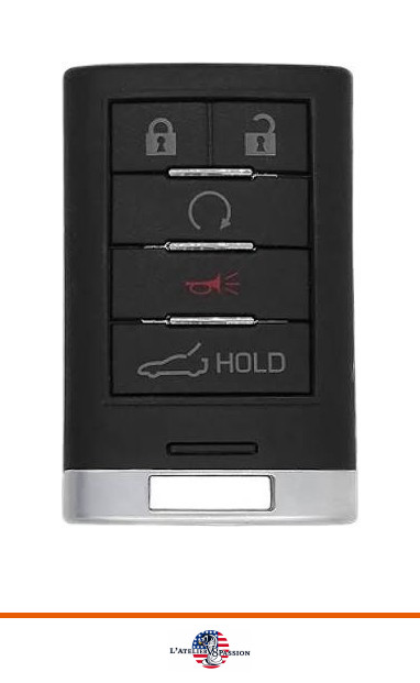 Clé Corvette C7 5 boutons FCC NBGGD9C04