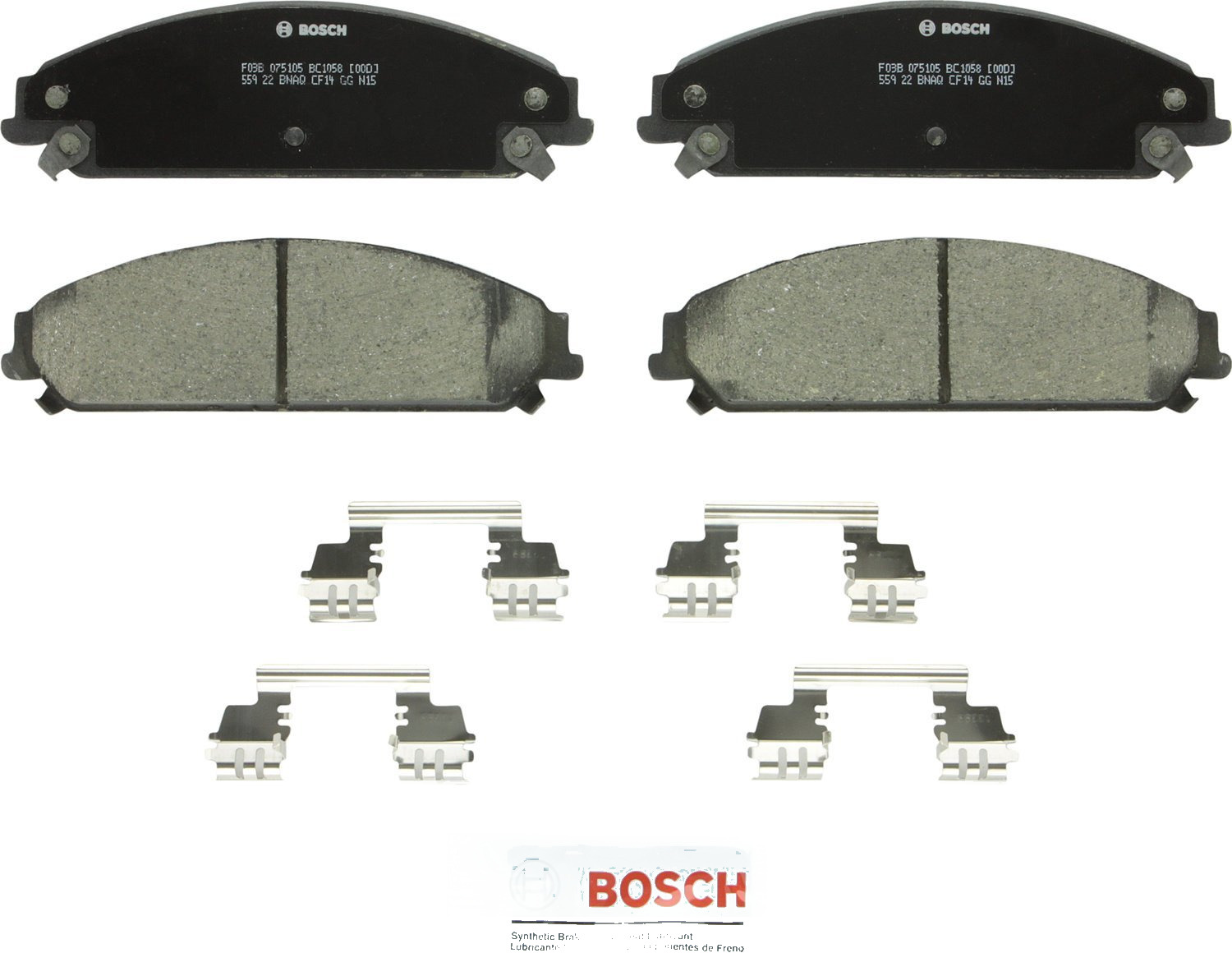 Plaquettes de frein avant BOSCH BC1058 — pièce voiture américaine