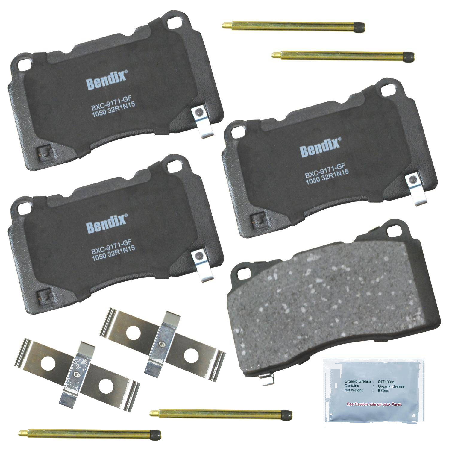 Plaquettes de frein avant BENDIX CFC1050