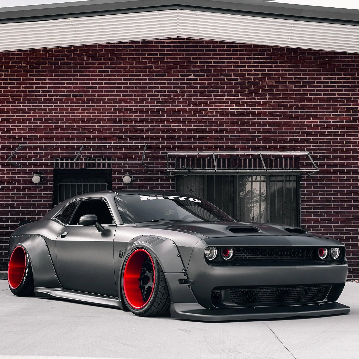 Dodge Challenger kit widebody SHIROKAI — profil
